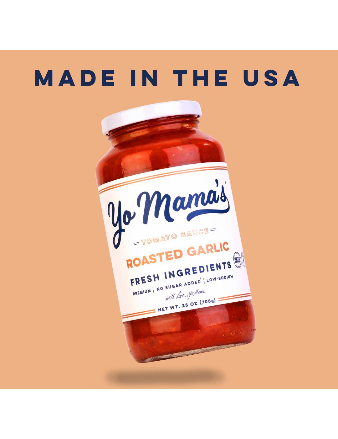 Yo Mama's Roasted Garlic Tomato Sauce; image 8 of 8