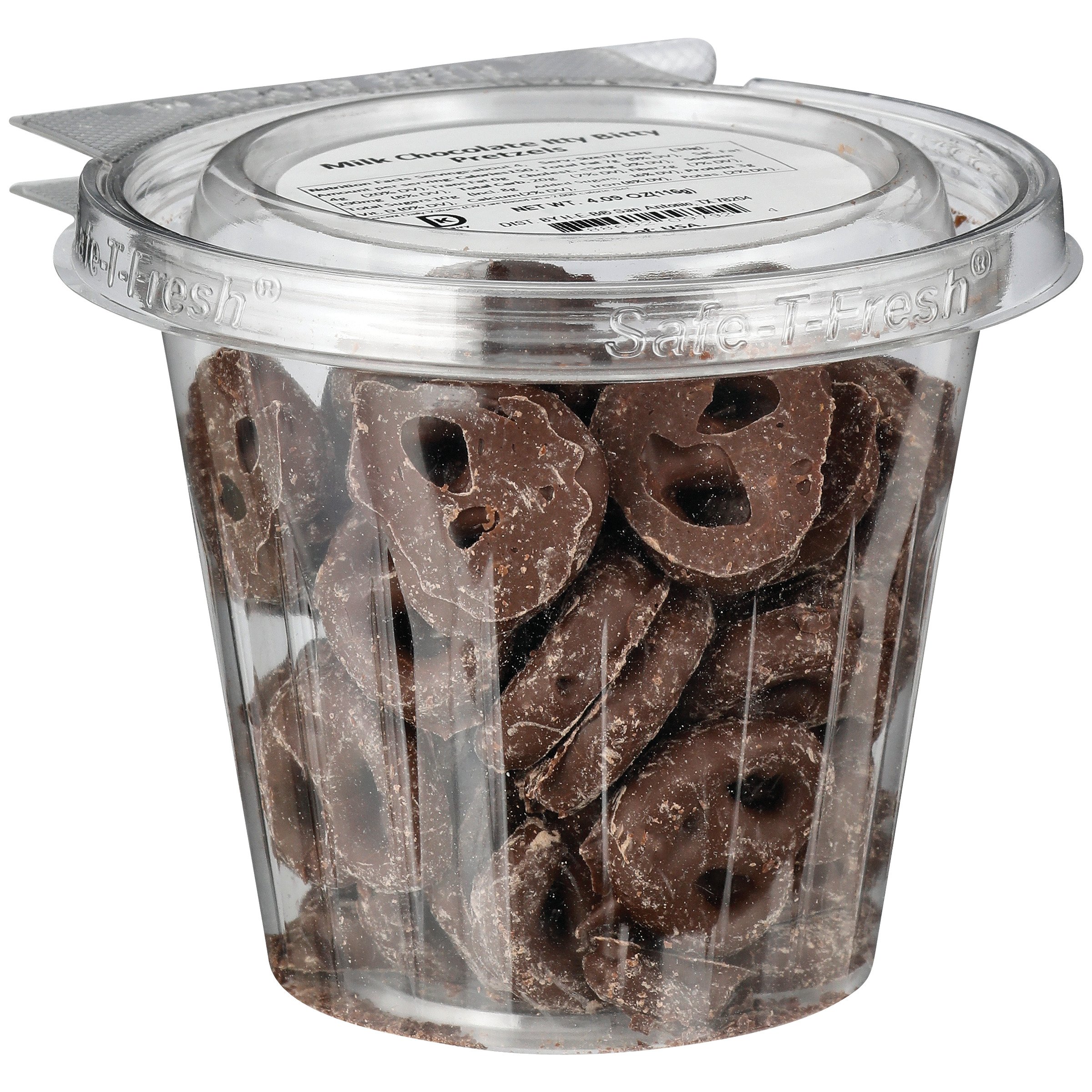 HEB Itty Bitty Milk Chocolate Pretzels Shop Nuts & seeds at HEB