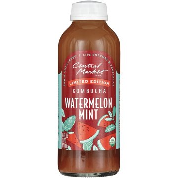 Central Market Organic Kombucha - Watermelon Mint