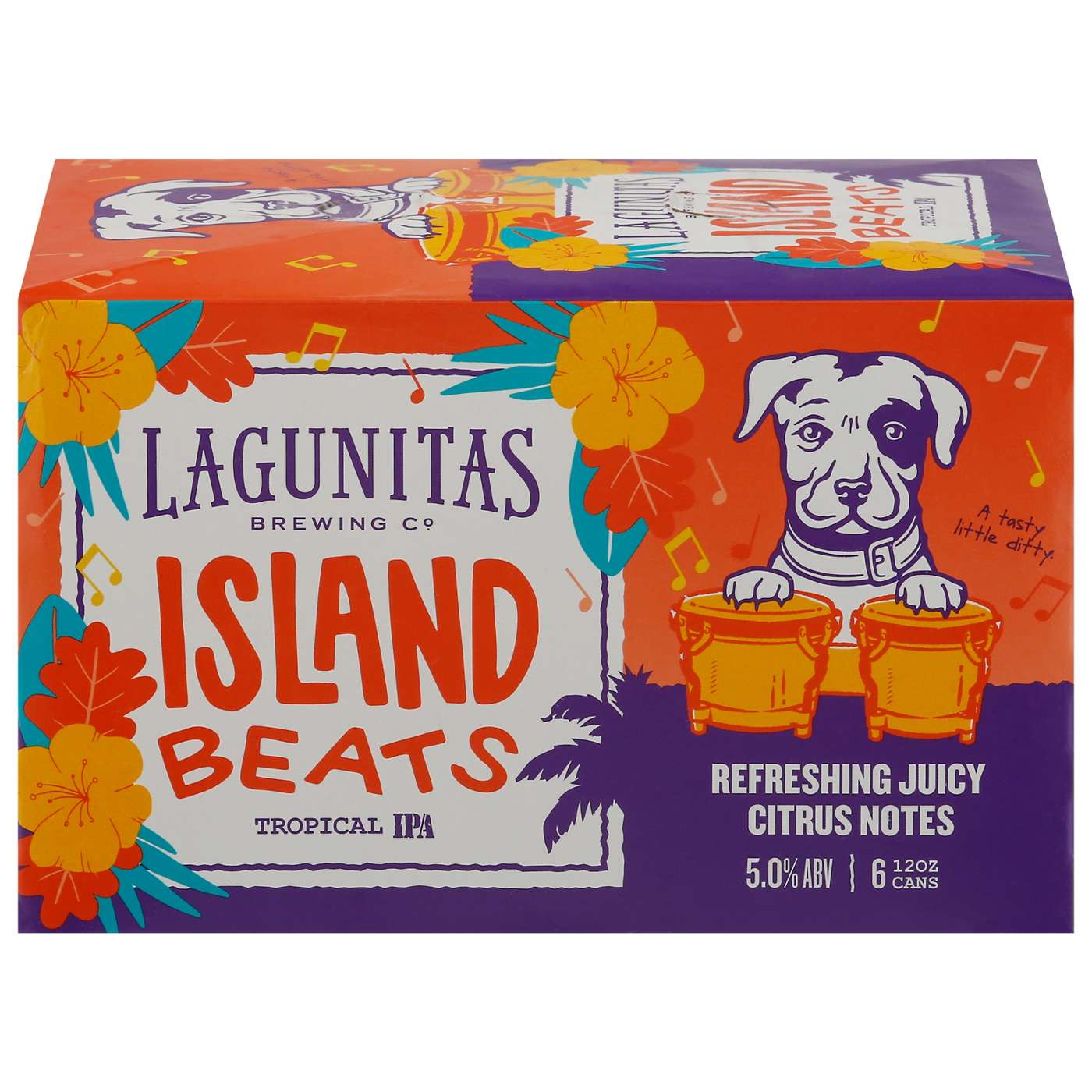 Lagunitas Island Beats Tropical IPA Beer 6 pk Cans; image 1 of 2