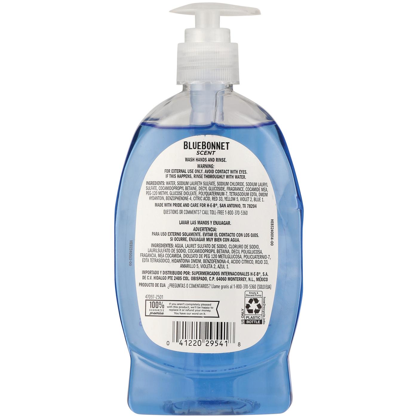 H-E-B Liquid Hand Soap - Bluebonnet; image 2 of 2
