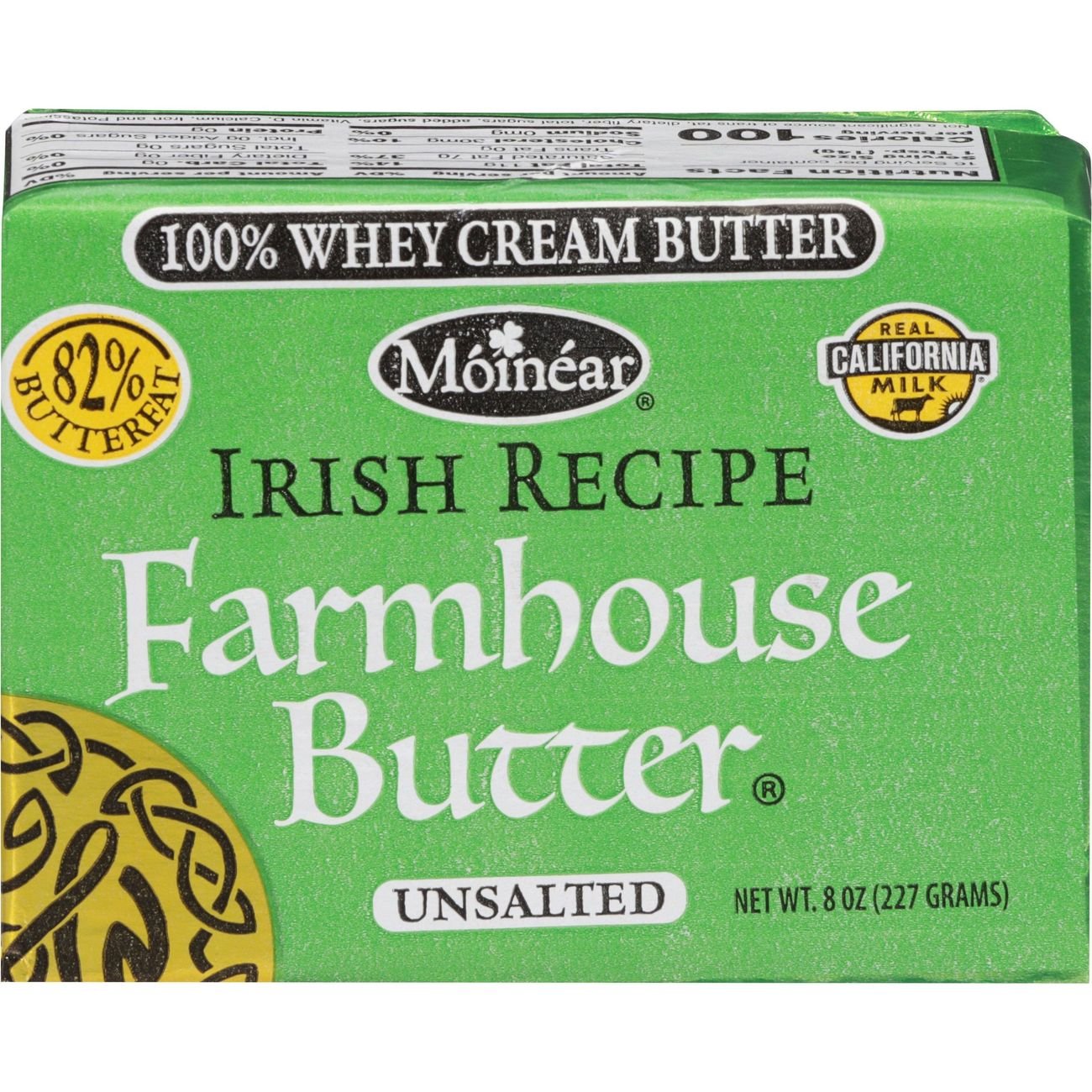 Moinear Whey Cream Unsalted Farmhouse Butter, 8 oz