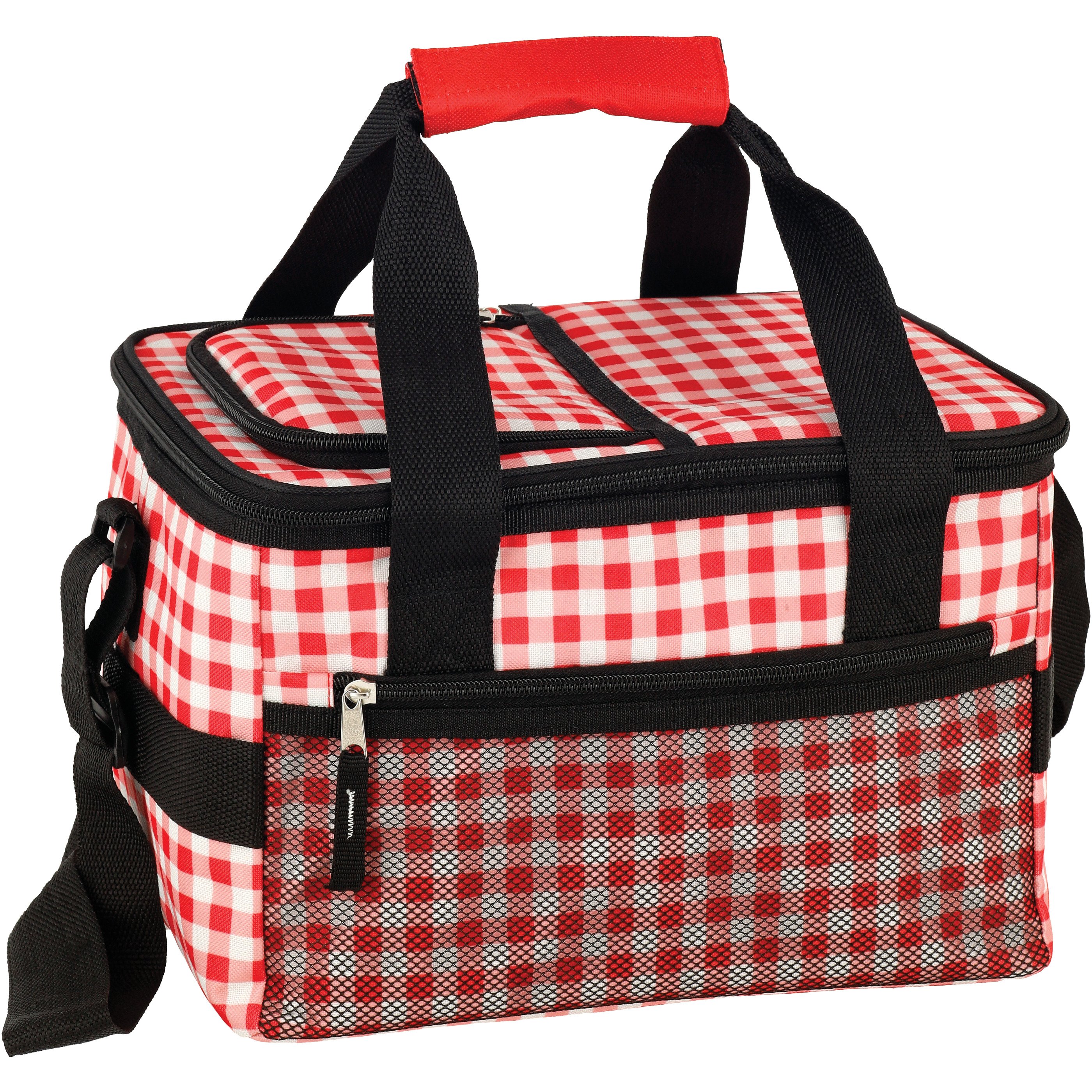 Destination Holiday Red Gingham Print Insulated Cooler - Shop Coolers ...