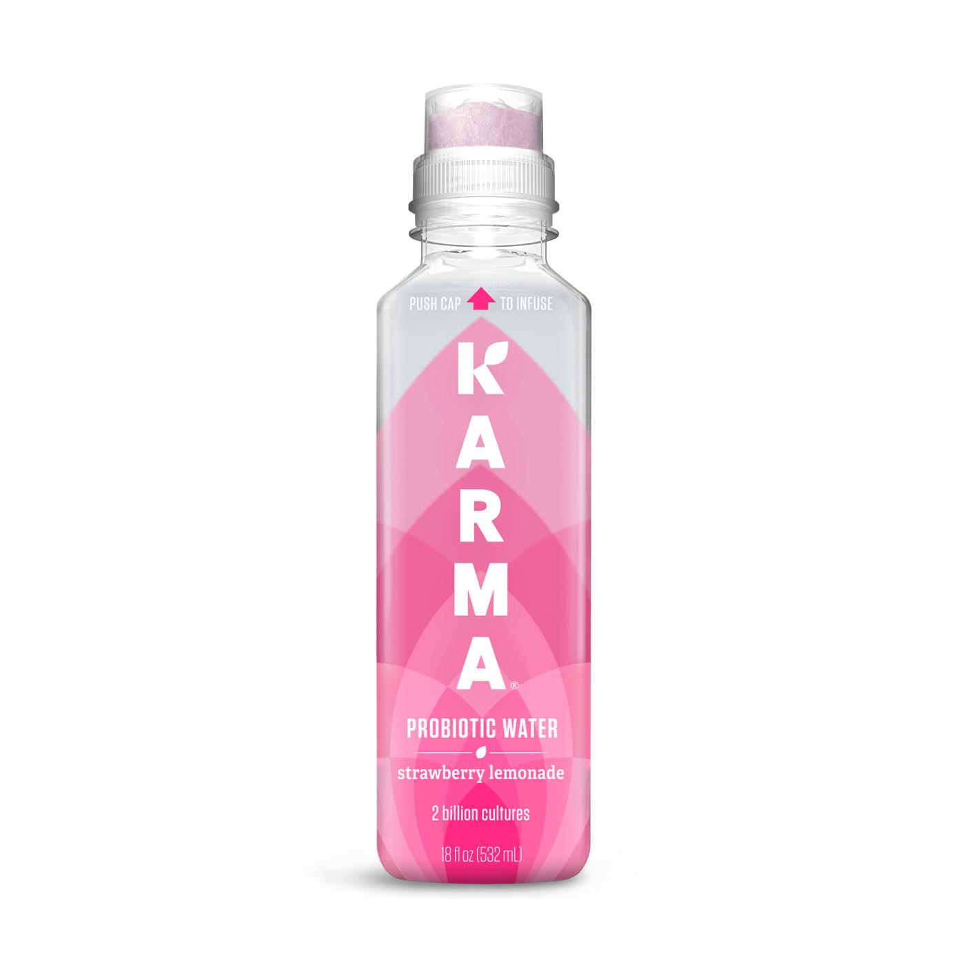 Karma Strawberry Lemonade Probiotic Water; image 1 of 3