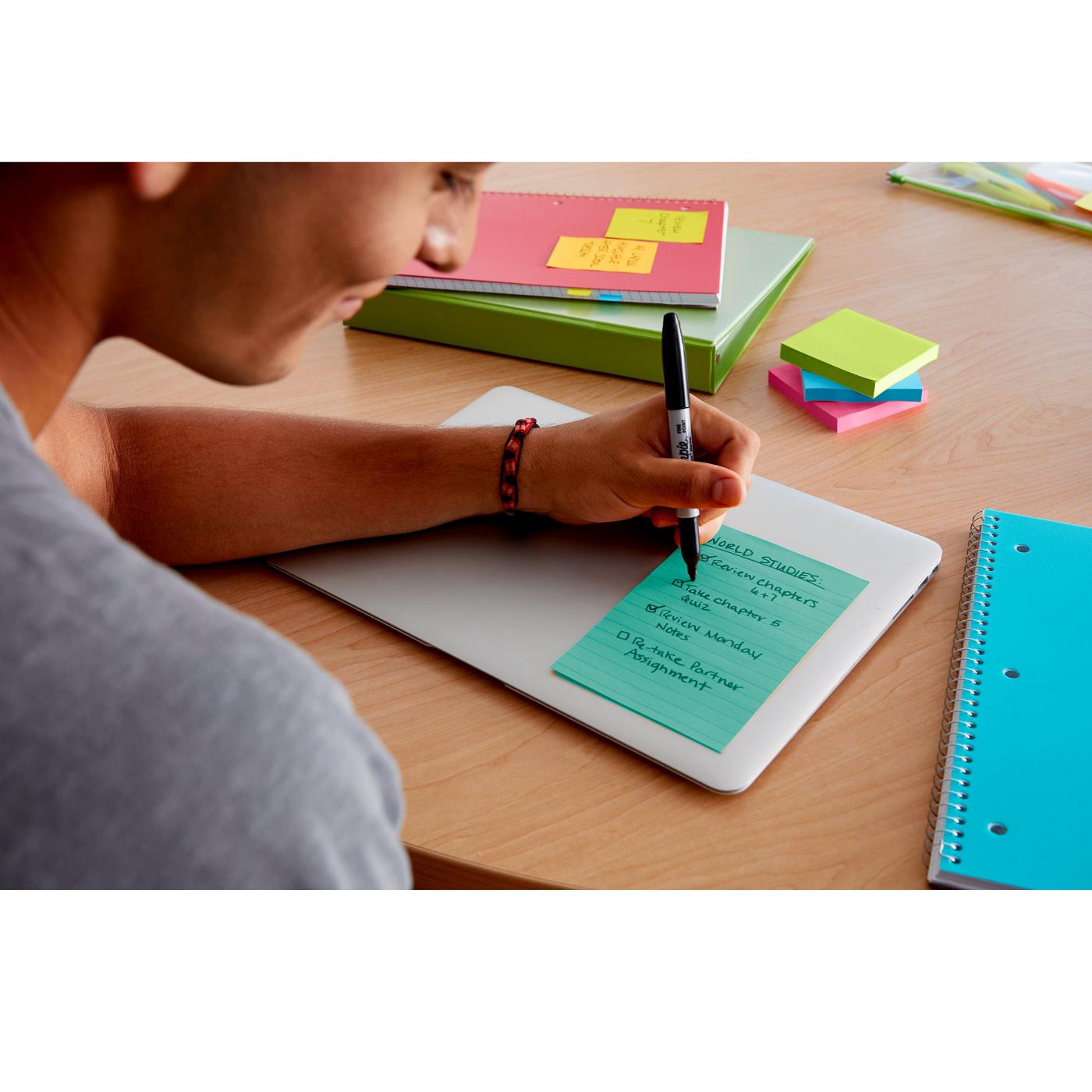 Post-it Super Sticky Lined Notes - Supernova Neon Collection, 270 Ct; image 2 of 3