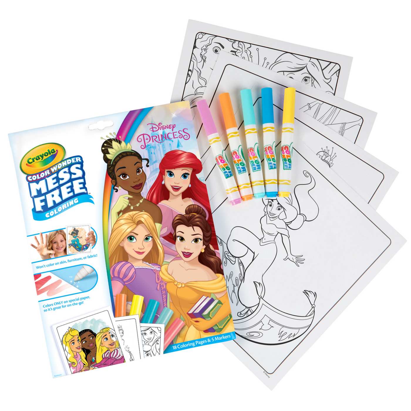 Crayola Color Wonder Mess Free Coloring Kit - Disney Princess - Shop
