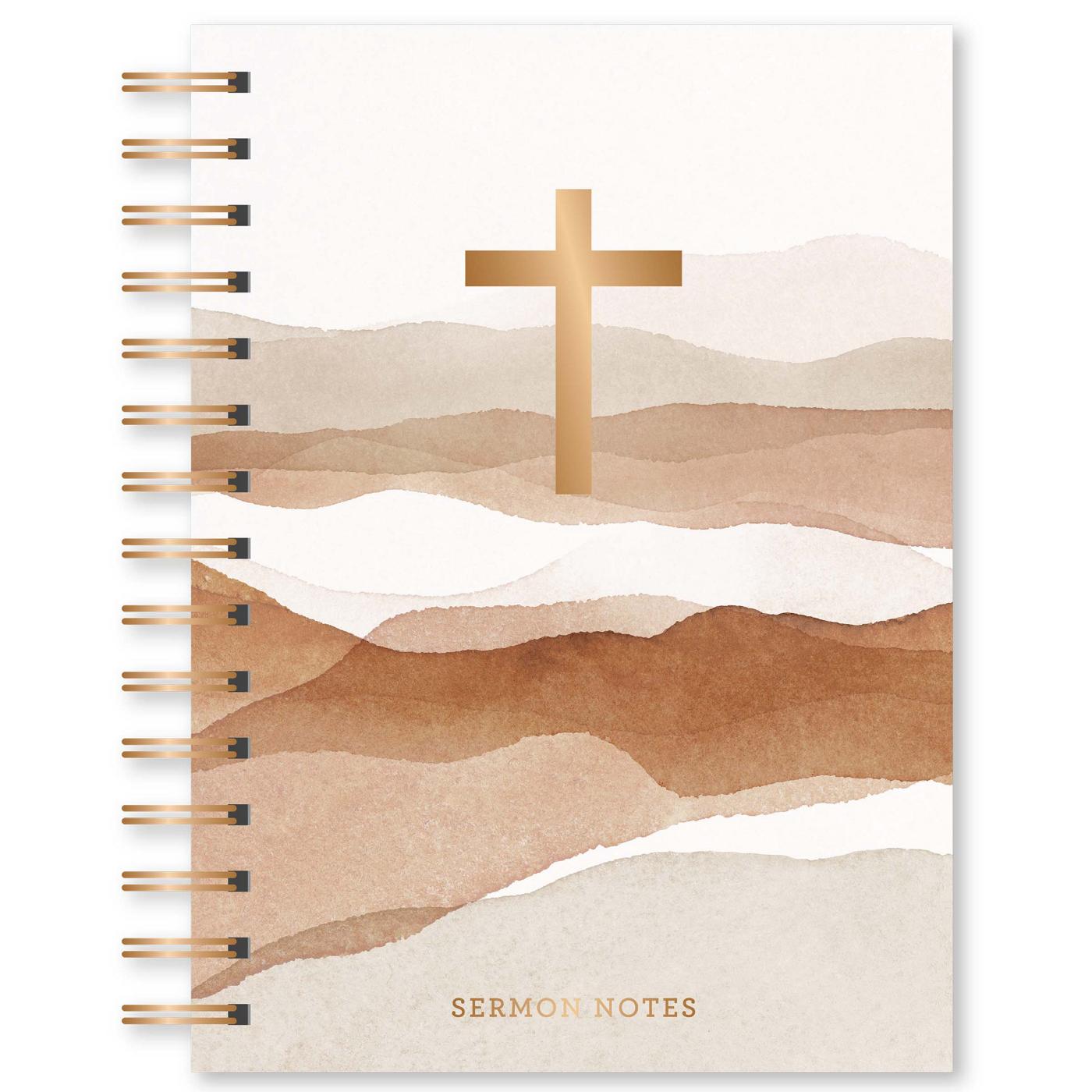 C.R. Gibson Church Notes Mountains Twin Wire Lined Journal; image 1 of 3