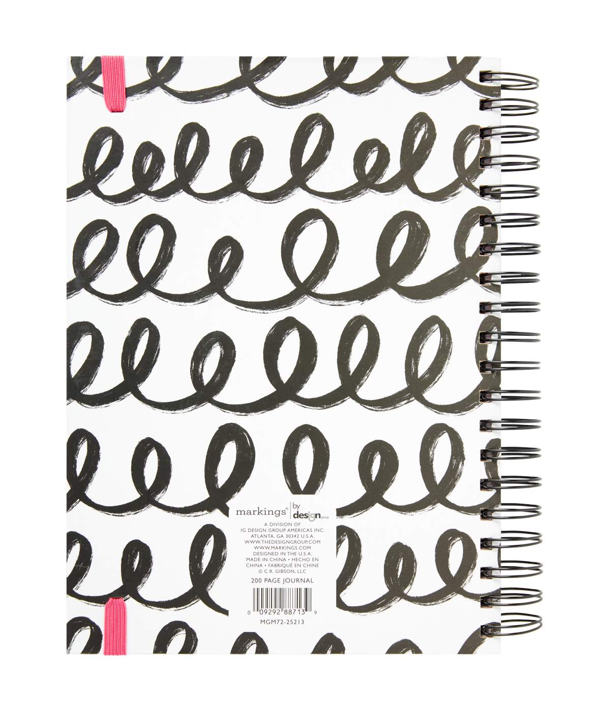 C.R. Gibson Doodles Lined Spiral Journal; image 2 of 3