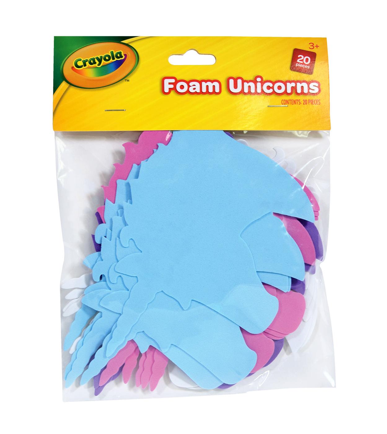 Crayola Foam Unicorns; image 1 of 2