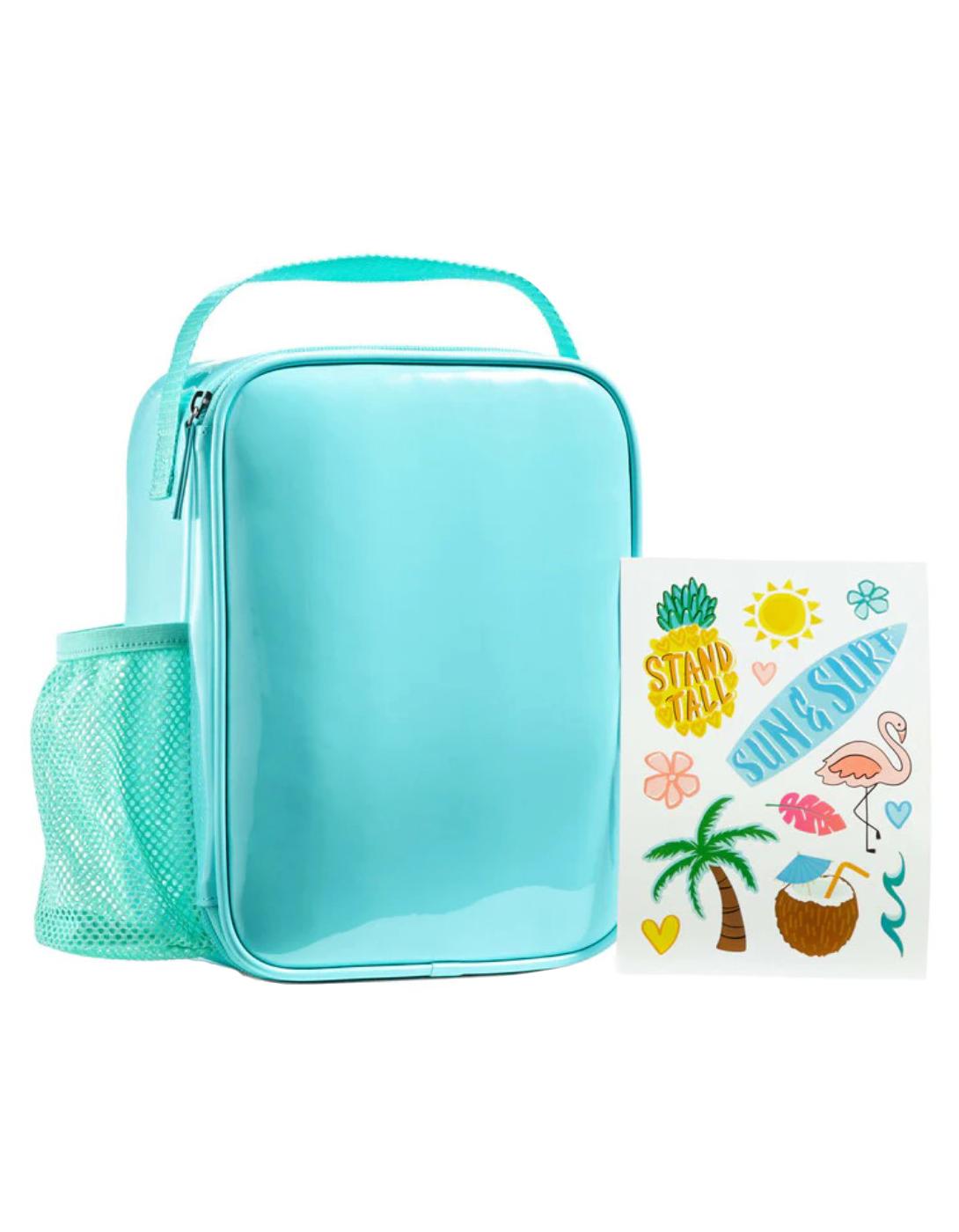 Fit + Fresh Hayden D.I.Y. Kids Lunch Bag - Tropical Aqua; image 2 of 2