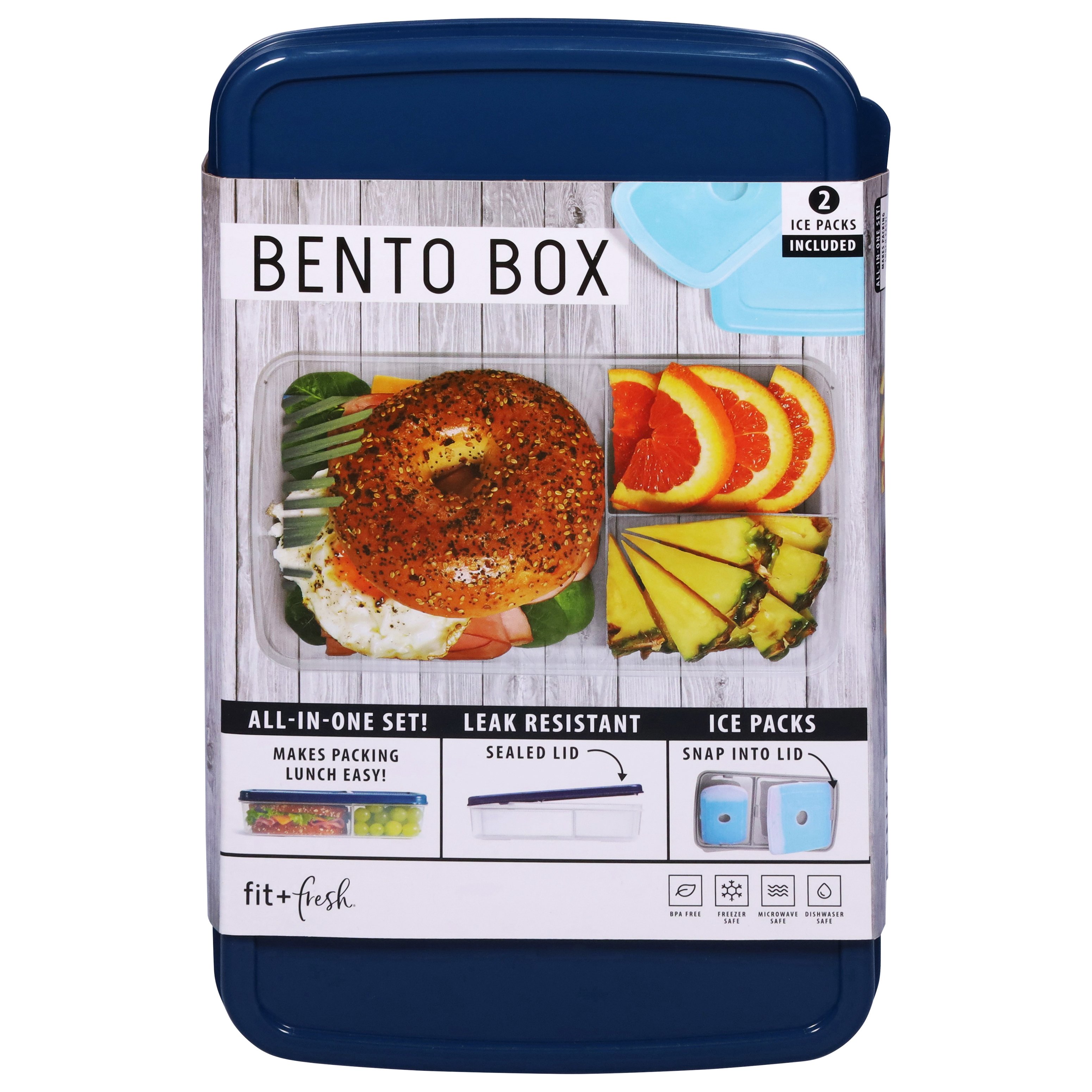 Destination Holiday Borosilicate Glass Salad Bento Box - Shop Food Storage  at H-E-B