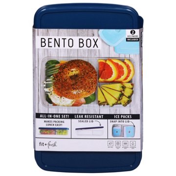 Fit + Fresh Bento Divided Box Kit - Gray