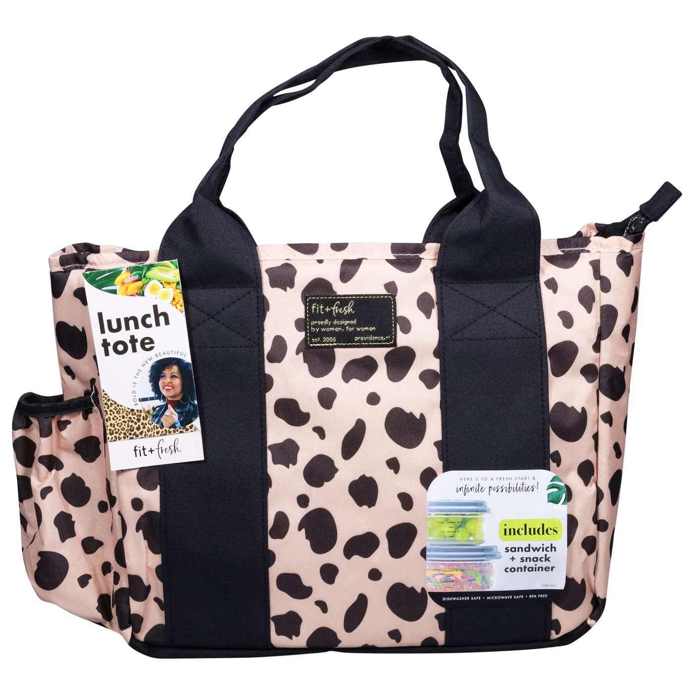 Fit + Fresh Sanibel Lunch Bag Kit - Cheetah; image 1 of 2