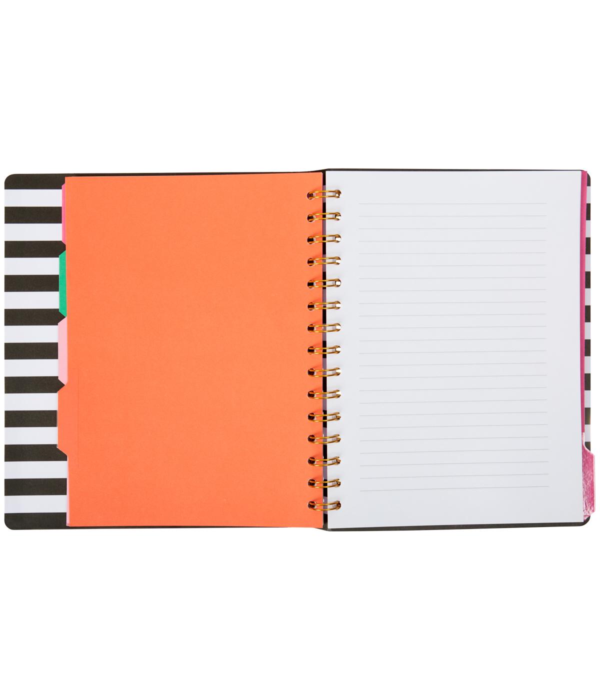 C.R. Gibson Polka Dot Twin Wire 5-Tab Lined Journal; image 3 of 3