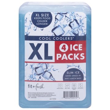 Fit + Fresh Extra Large Ice Pack, 4 pk