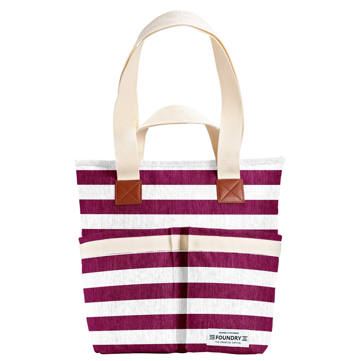 Fit + Fresh Foundry Collection Insulated Cooler Tote - Merlot; image 1 of 2