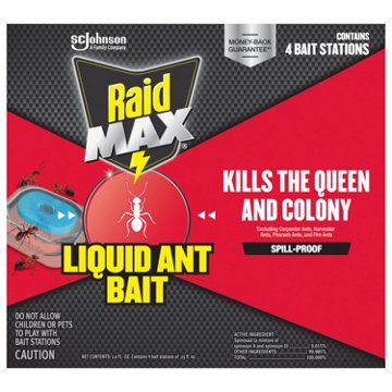 Raid MAX Liquid Ant Baits, 4 ct