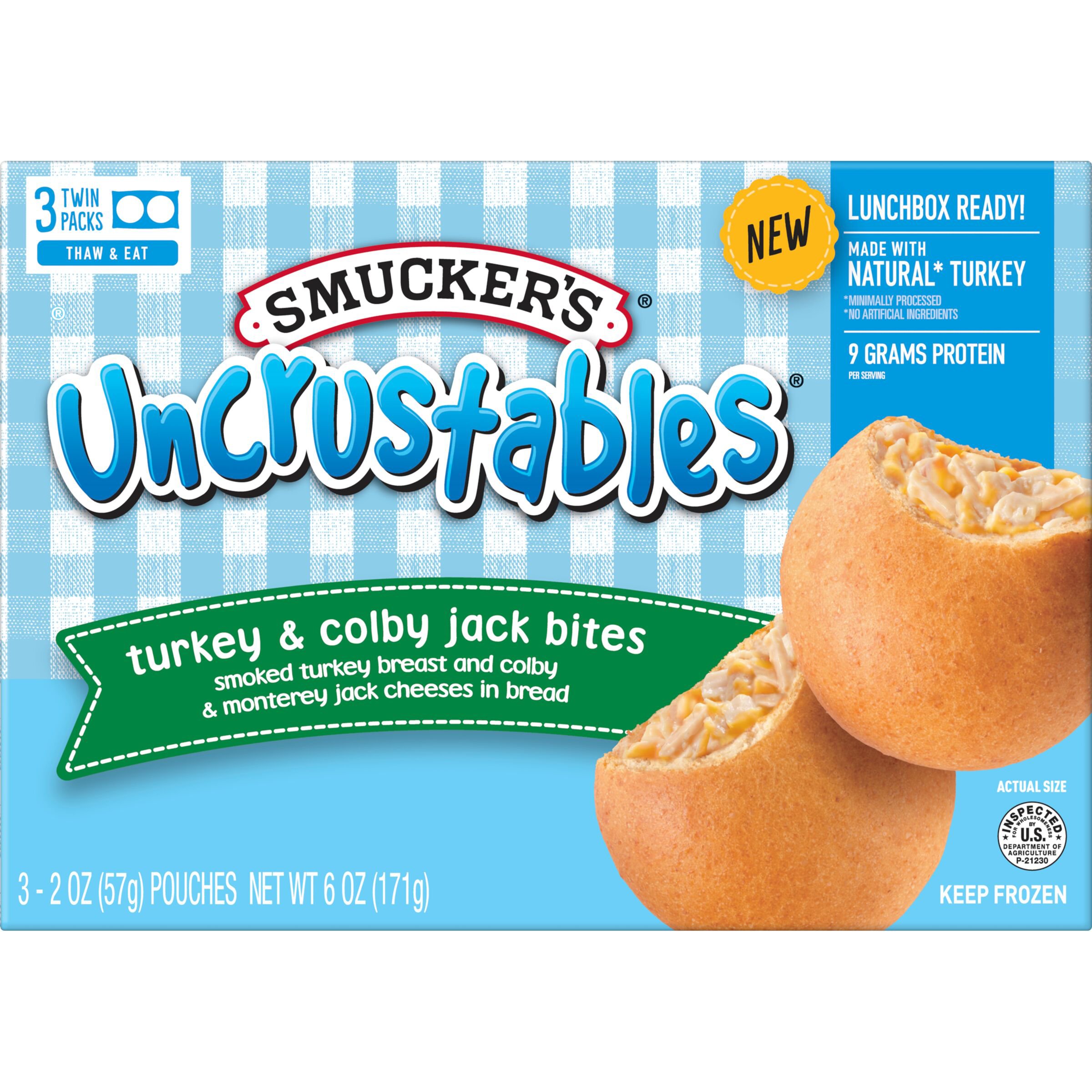 Smucker's Uncrustables Turkey & Colby Jack Bites Shop Meals & Sides