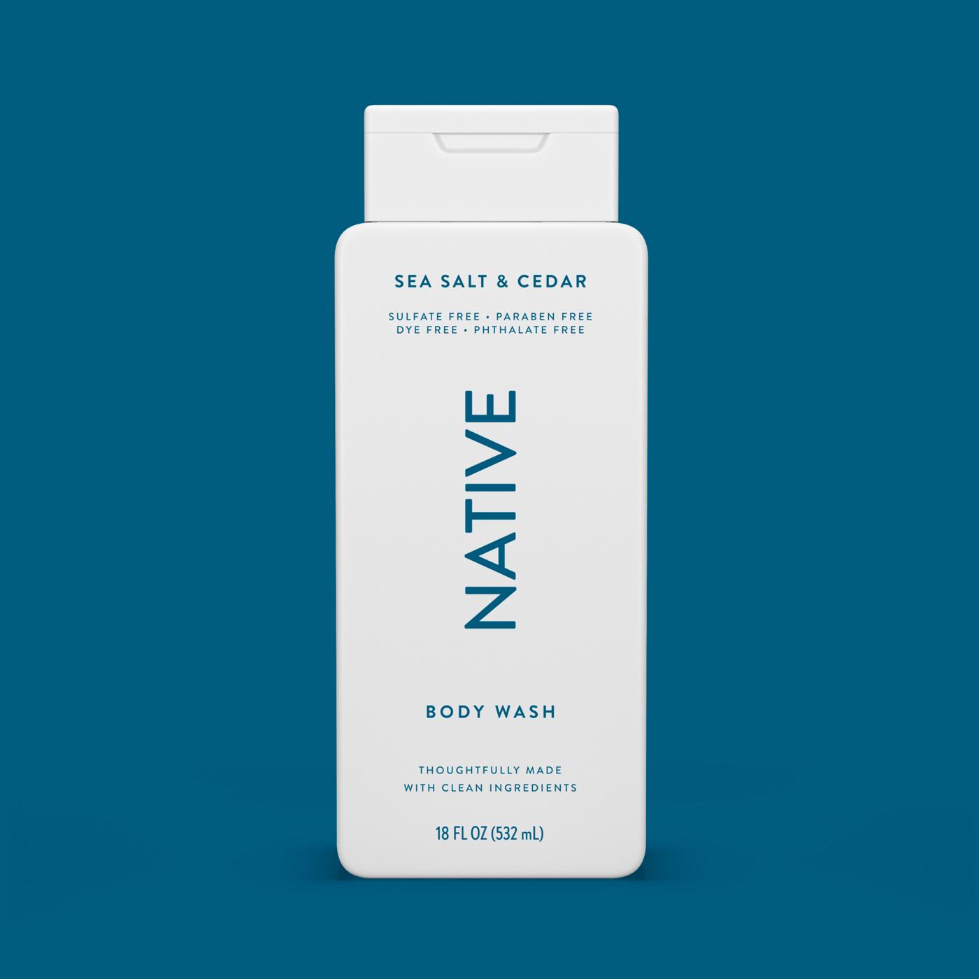 Native Body Wash - Sea Salt & Cedar; image 9 of 9