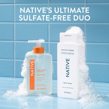 Native Body Wash, Sea Salt & Cedar Scent, 18 oz