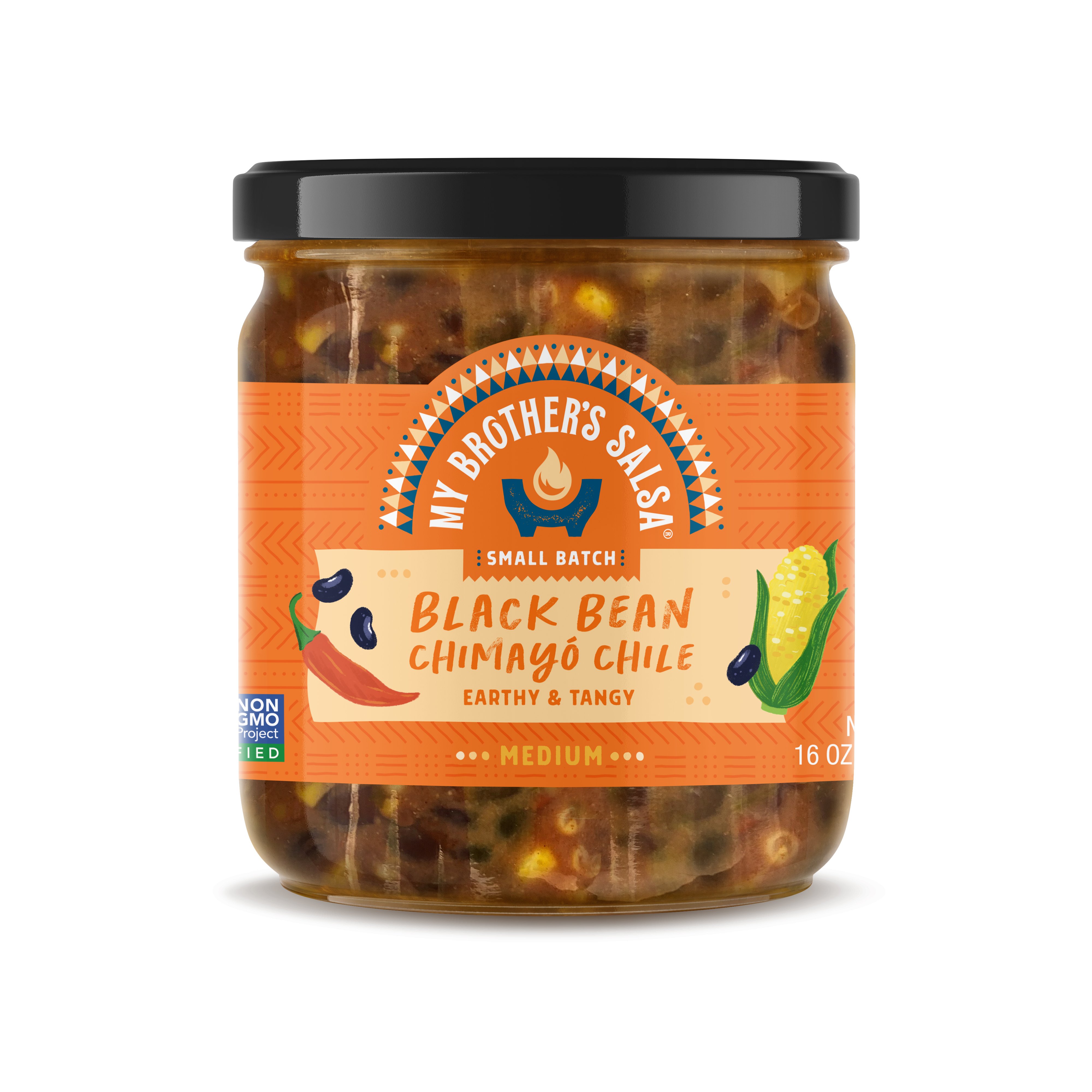 My Brother's Salsa Black Bean Chimayo Chile Medium Shop Salsa & dip