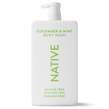Native Body Wash, Cucumber & Mint Scent
