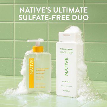 Native Body Wash, Cucumber & Mint Scent
