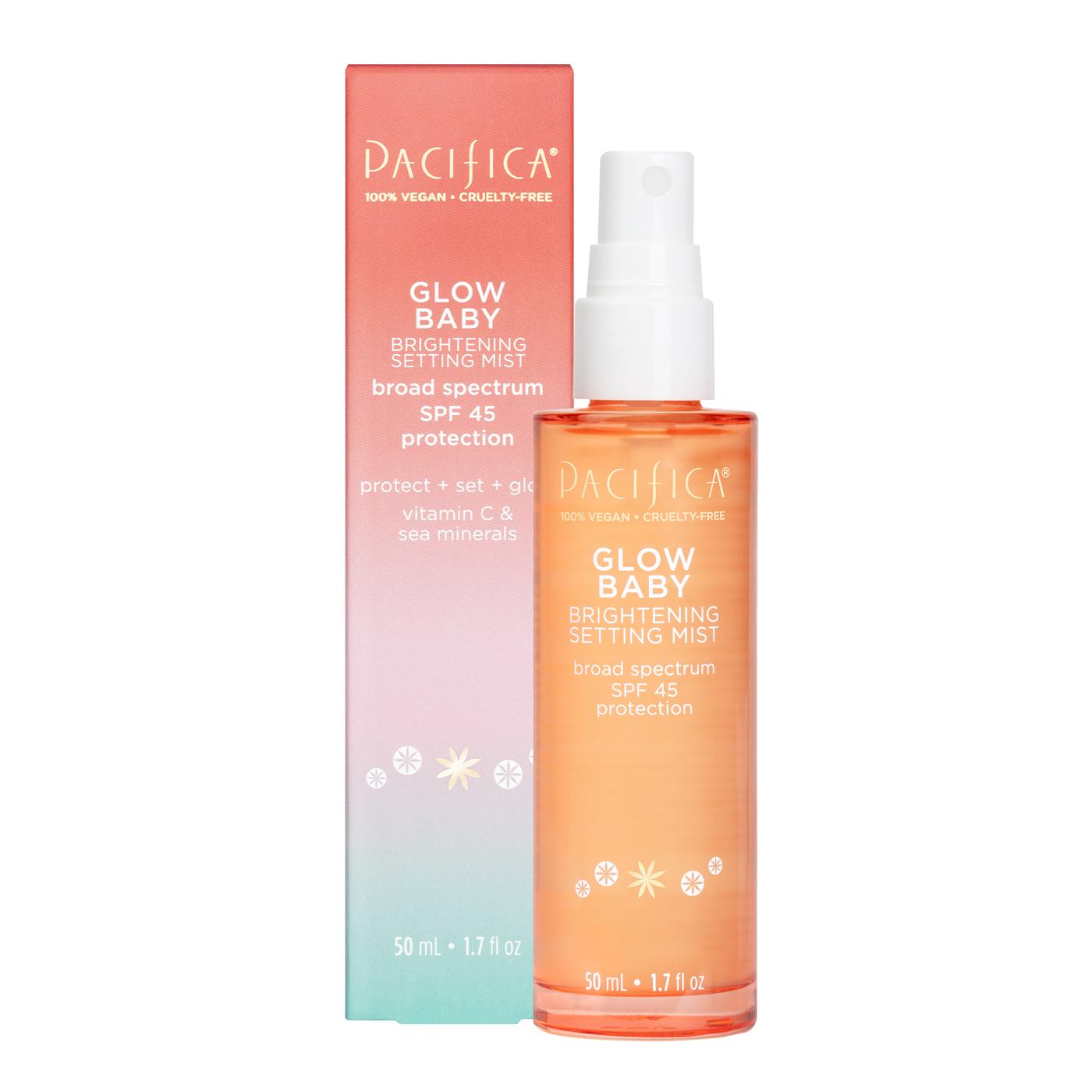 Pacifica Glow Baby SPF 45 Set Spray; image 3 of 4