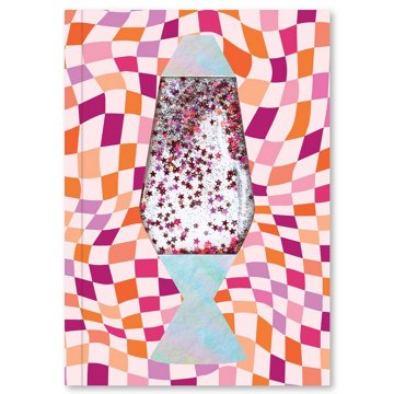 C.R. Gibson Lava Lamp Book Bound Lined Journal, 6" x 8"