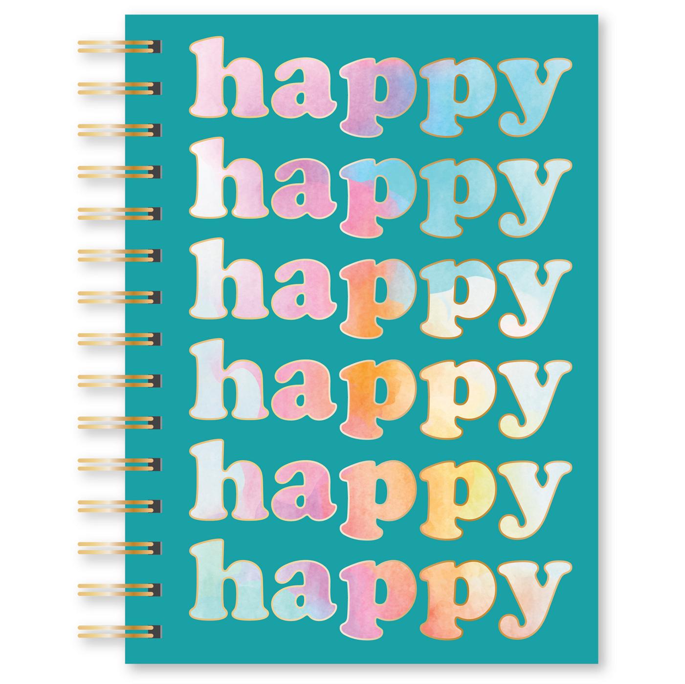 C.R. Gibson Happy Twin Wire Spiral Journal; image 1 of 3