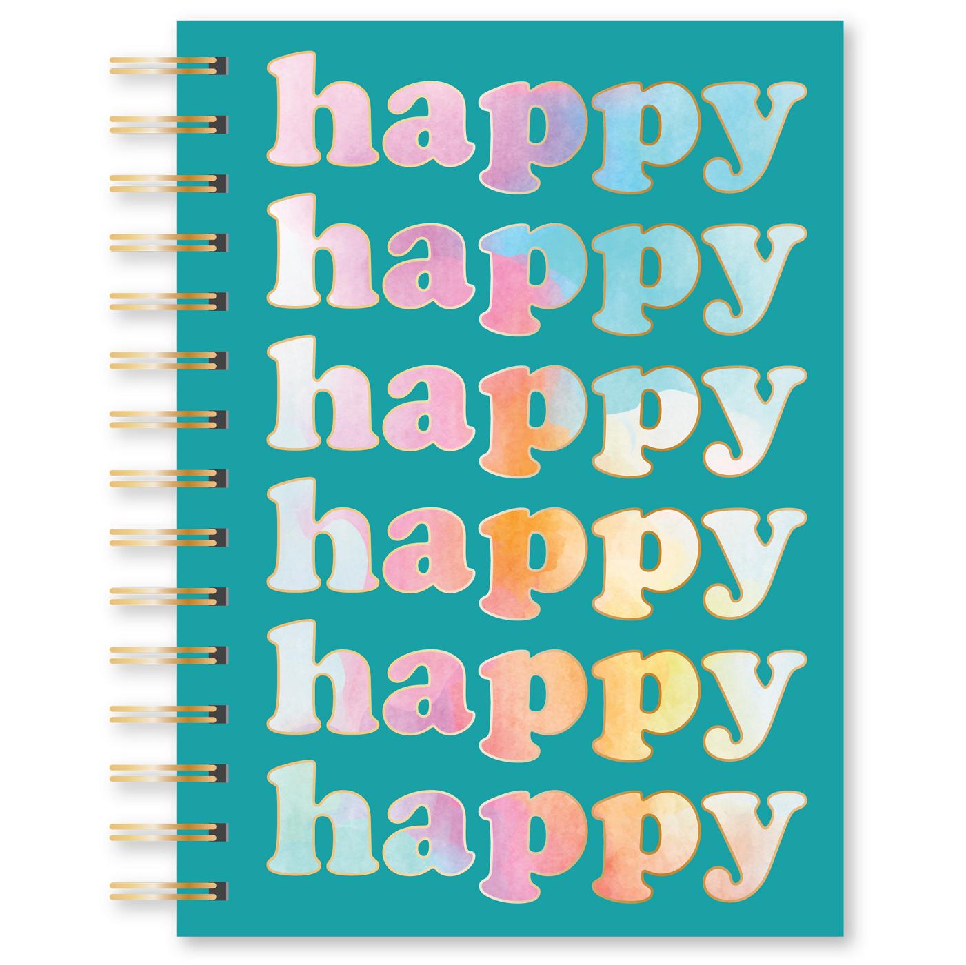 C.R. Gibson Happy Twin Wire Spiral Journal; image 1 of 3