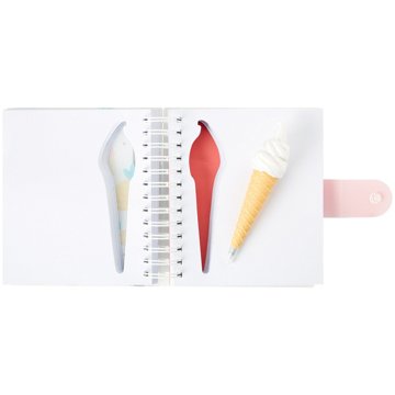 C.R. Gibson Sweet Fruit Hidden Pen Lined Journal, 6" x 7"