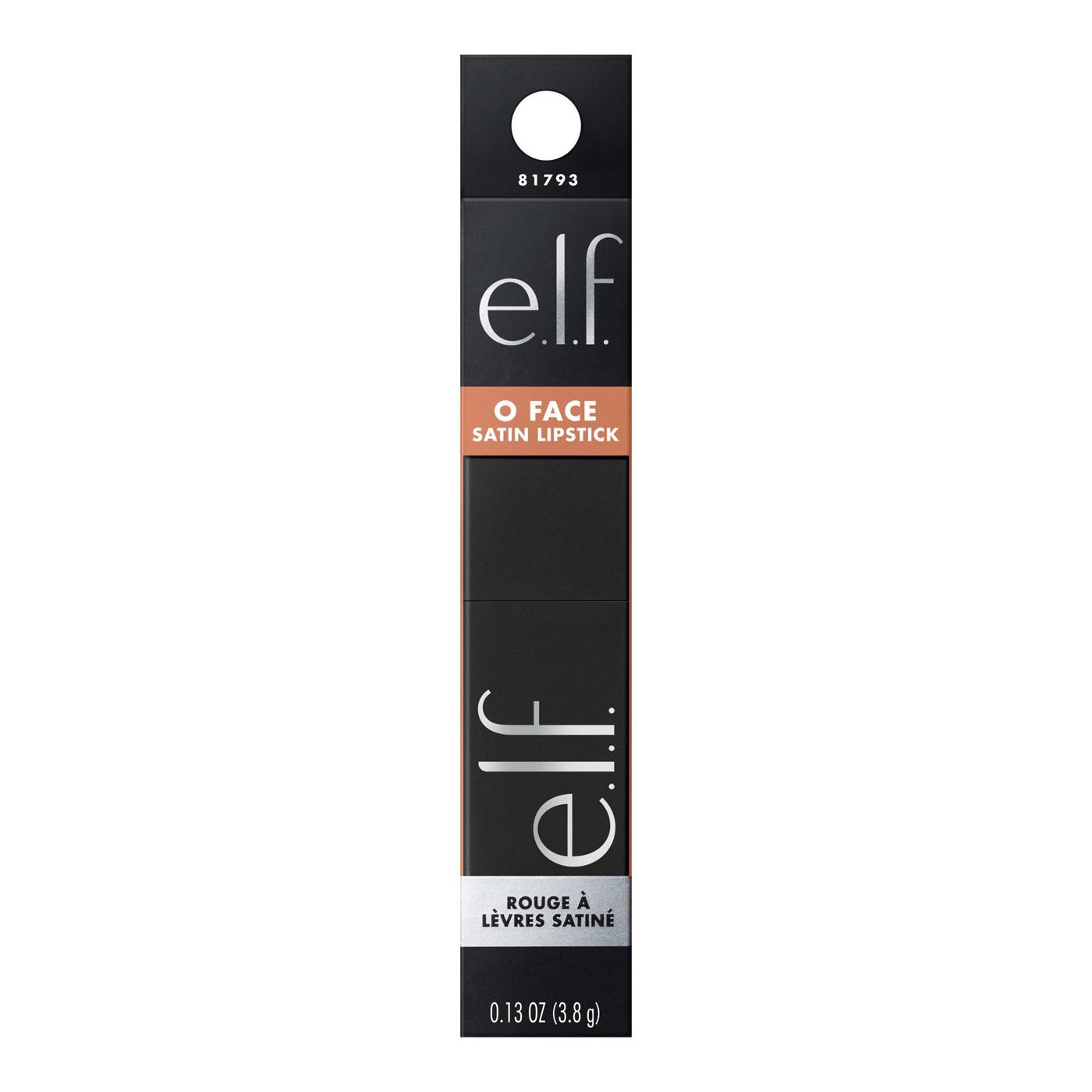 e.l.f. O-Face Satin Lipstick - Hustle; image 1 of 10