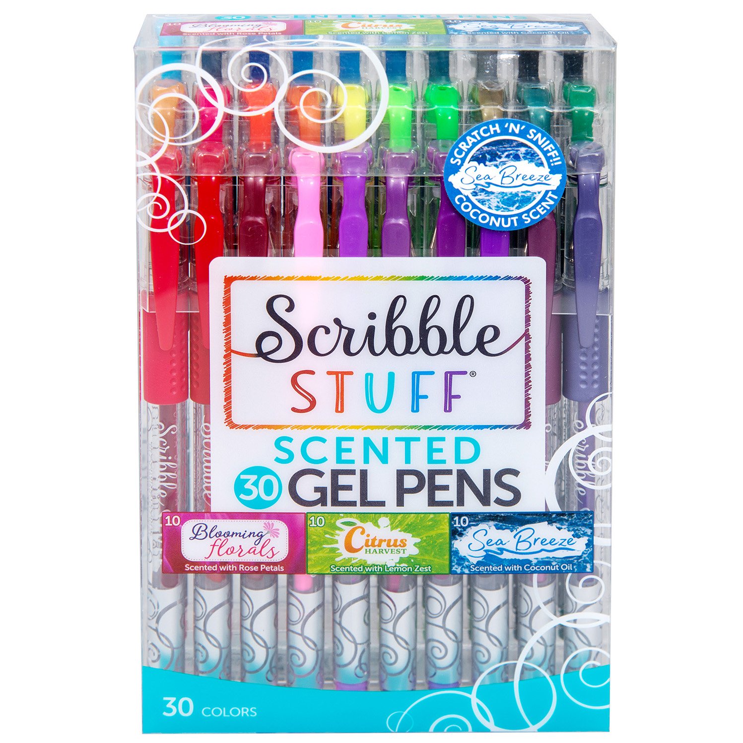 Scribble Stuff Gel Pens, 3 Sets 92 Pens Total