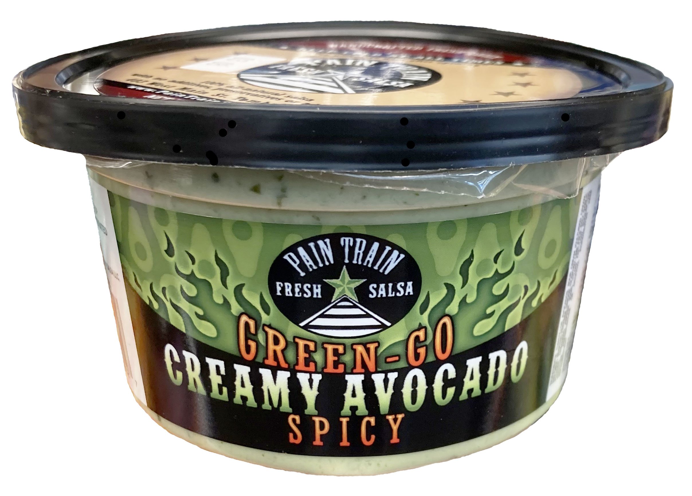Pain Train Fresh GreenGo Creamy Avocado Salsa Spicy Shop Salsa