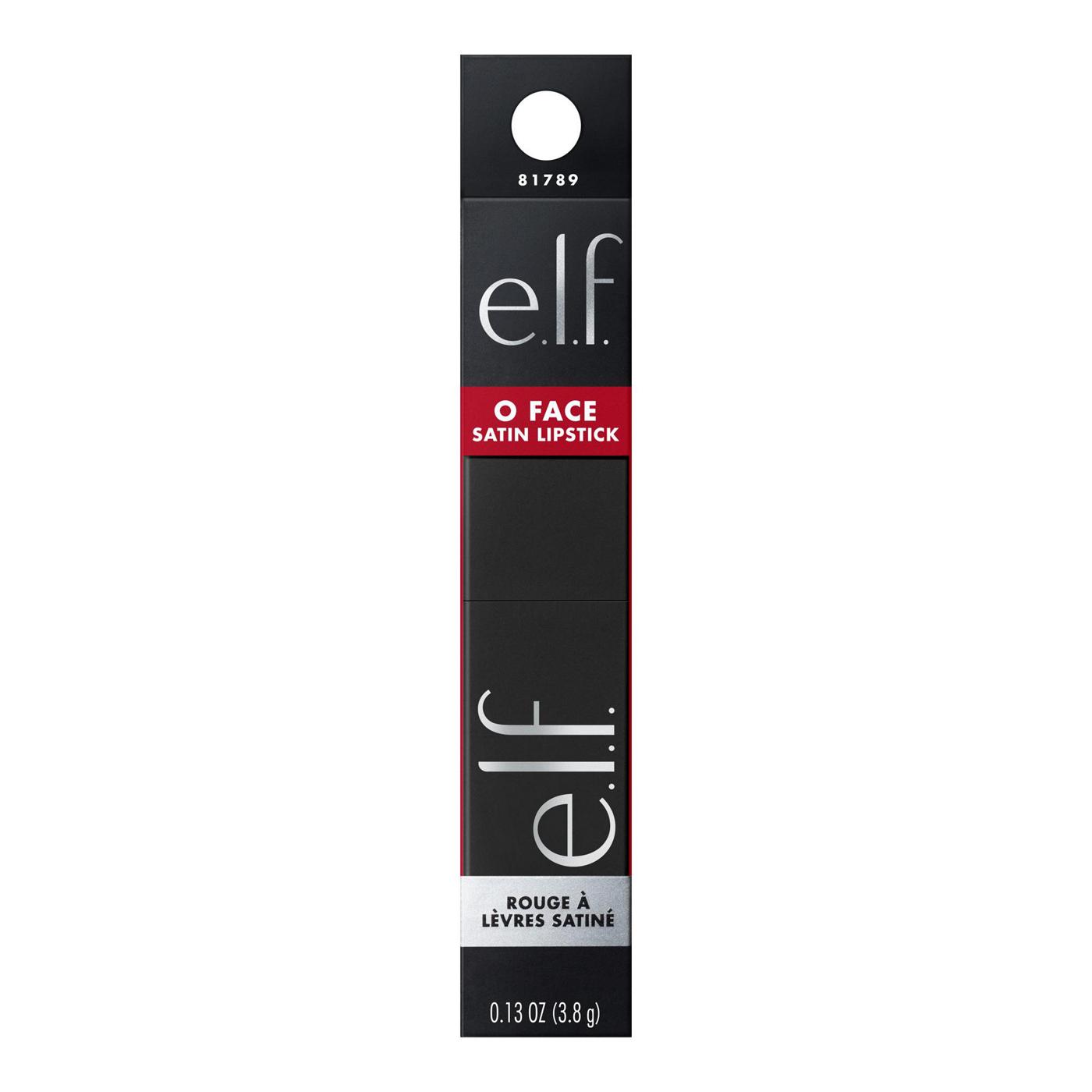 e.l.f. O-Face Satin Lipstick - No Regrets; image 1 of 10