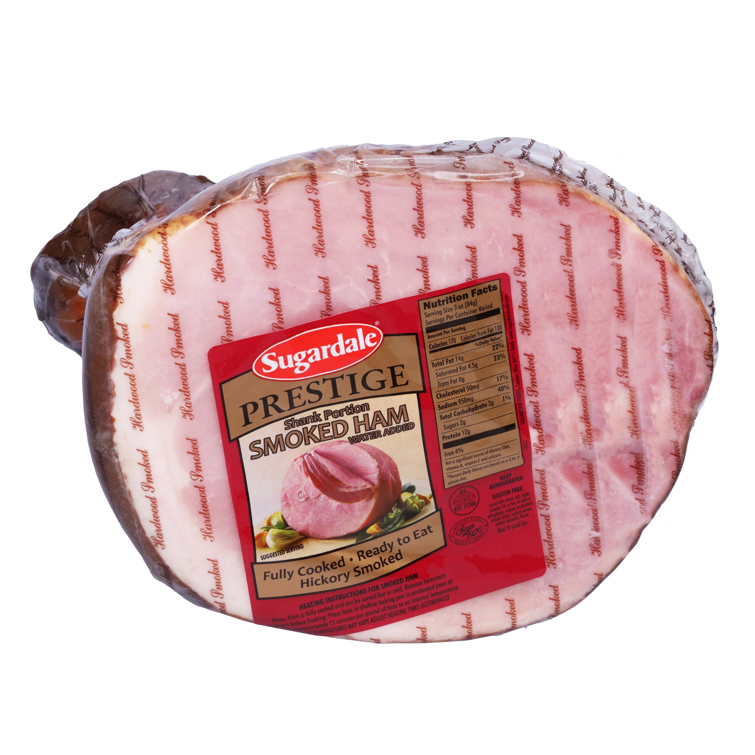 Sugardale Prestige BoneIn Pork Shank Portion Ham Shop Pork at HEB
