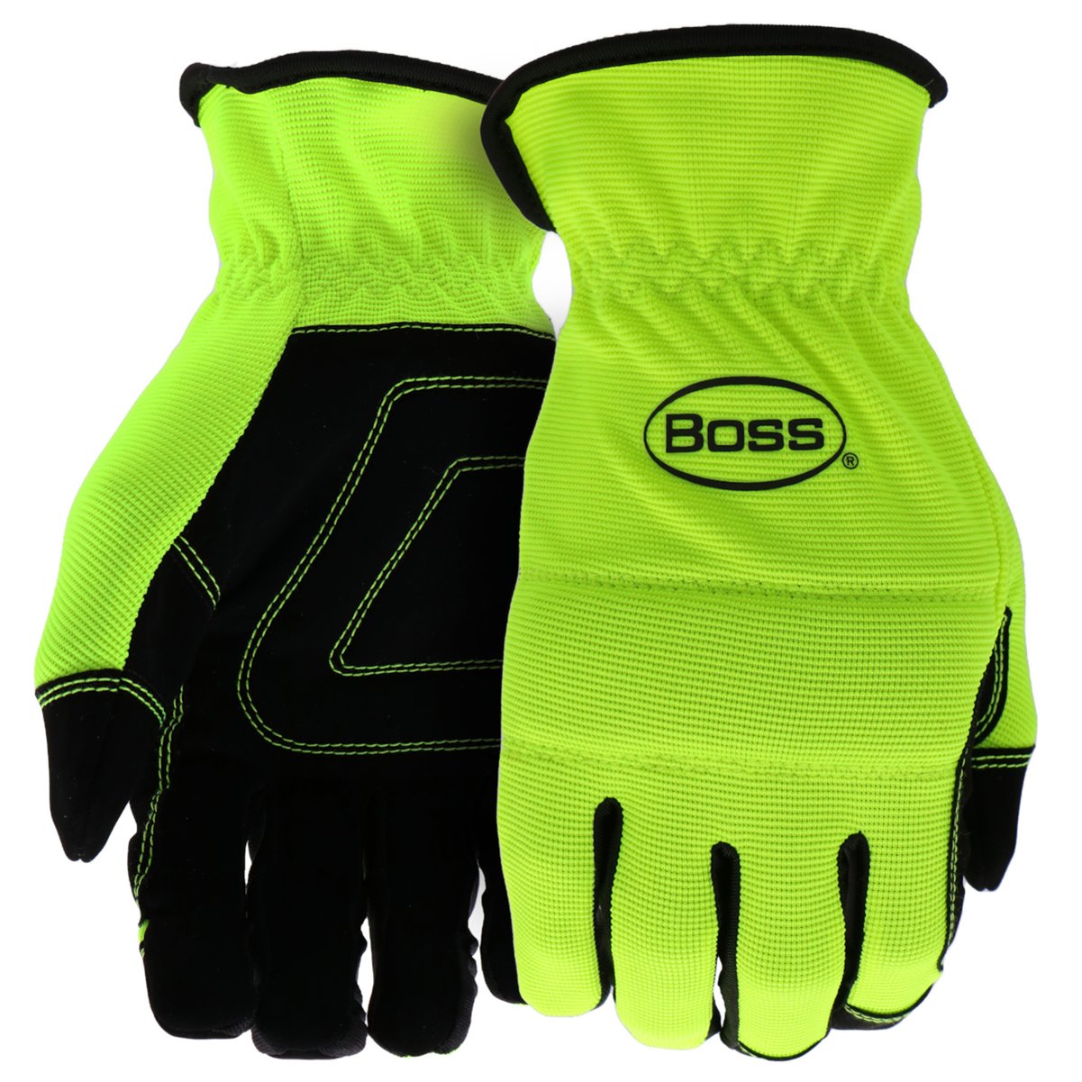 Boss High Performance Task High Visibility Gloves Shop Safety goggles