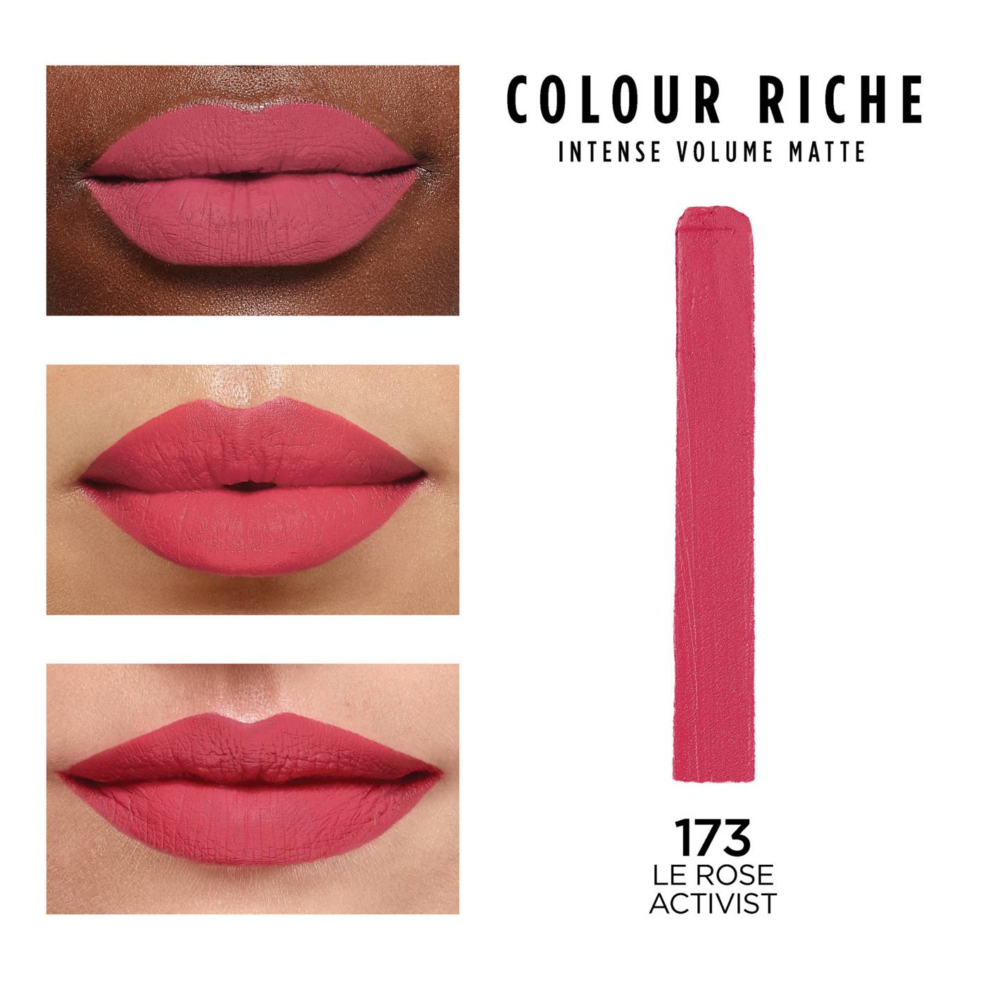 L'Oréal Paris Colour Riche Intense Volume Matte Lipstick - Le Rose Activist; image 2 of 5