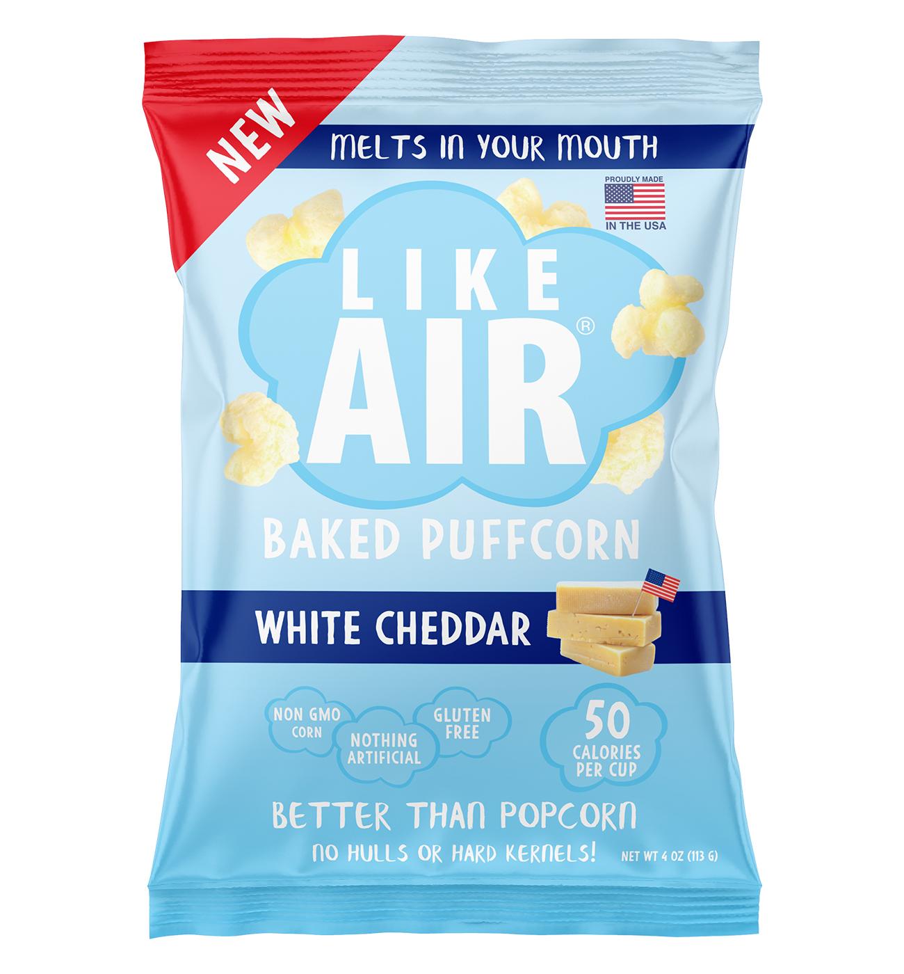 Like Air Baked Puffcorn - White Cheddar; image 1 of 2