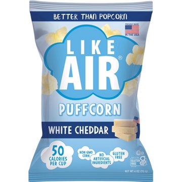 Like Air Baked Puffcorn - White Cheddar, 4 oz