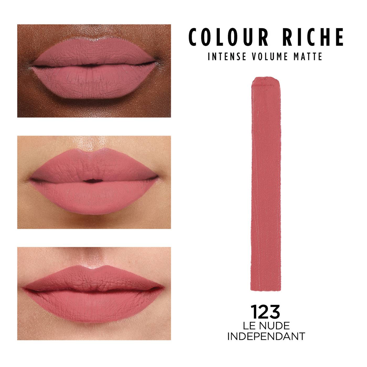 L'Oréal Paris Colour Riche Intense Volume Matte Lipstick - Le Nude Independant; image 5 of 5