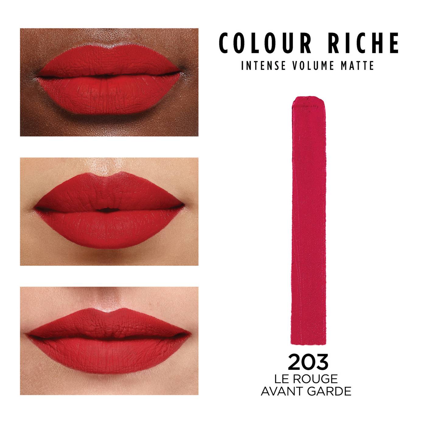 L'Oréal Paris Colour Riche Intense Volume Matte Lipstick - Le Rouge Avant-Garde; image 4 of 5