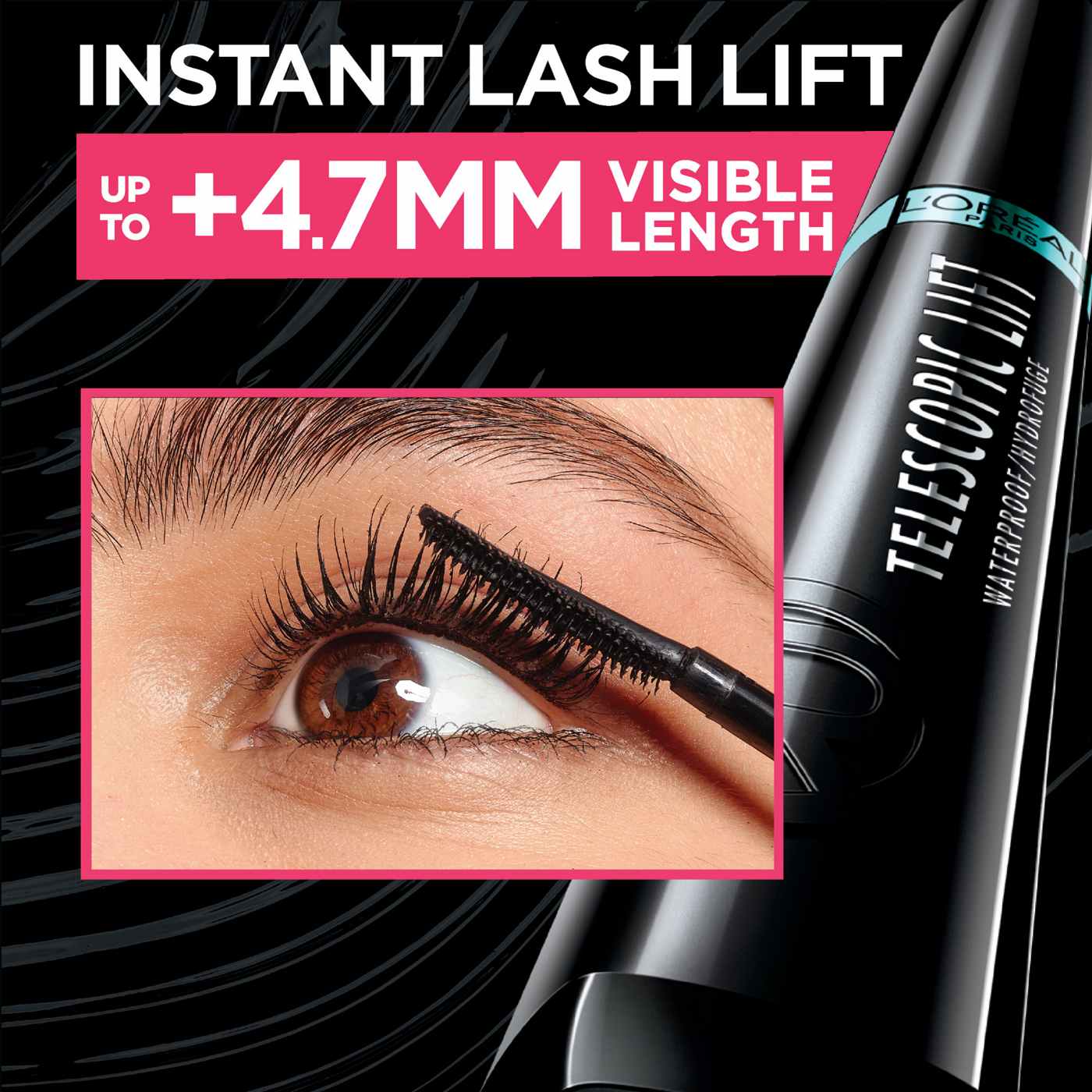 L'Oréal Paris Telescopic Instant Lift Waterproof Mascara - Black