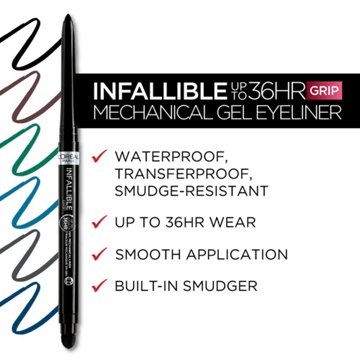 L'Oréal Paris Infallible Grip Mechanical Gel Eyeliner - Brown Denim