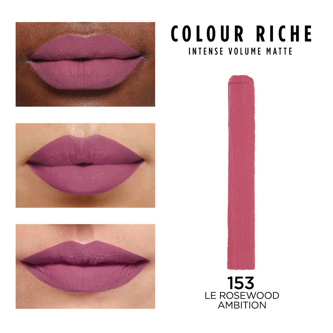 L'Oréal Paris Colour Riche Intense Volume Matte Lipstick - Le Rosewood Ambition; image 5 of 5