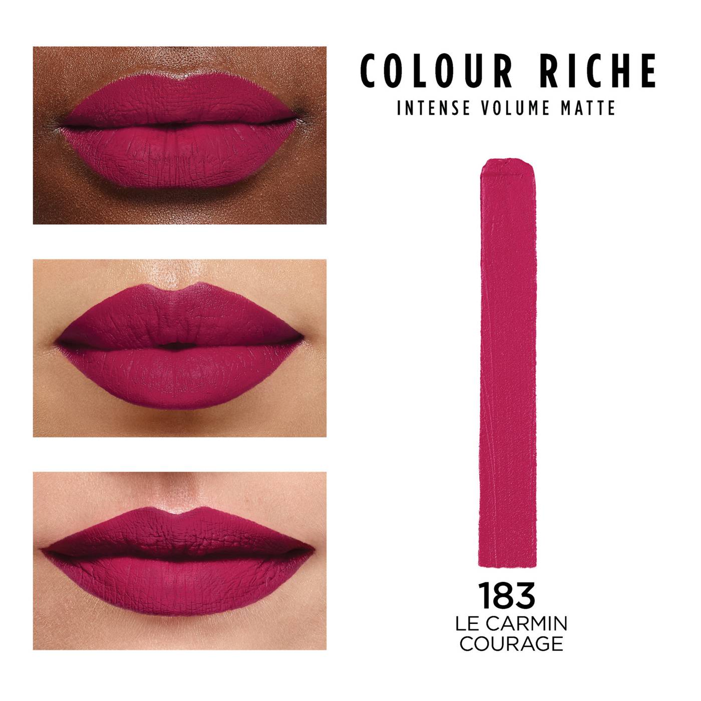 L'Oréal Paris Colour Riche Intense Volume Matte Lipstick - Le Carmin ...