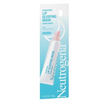 Neutrogena Hydro Boost Hydrating Clear Lip Sleeping Mask Tube, 0.35 oz