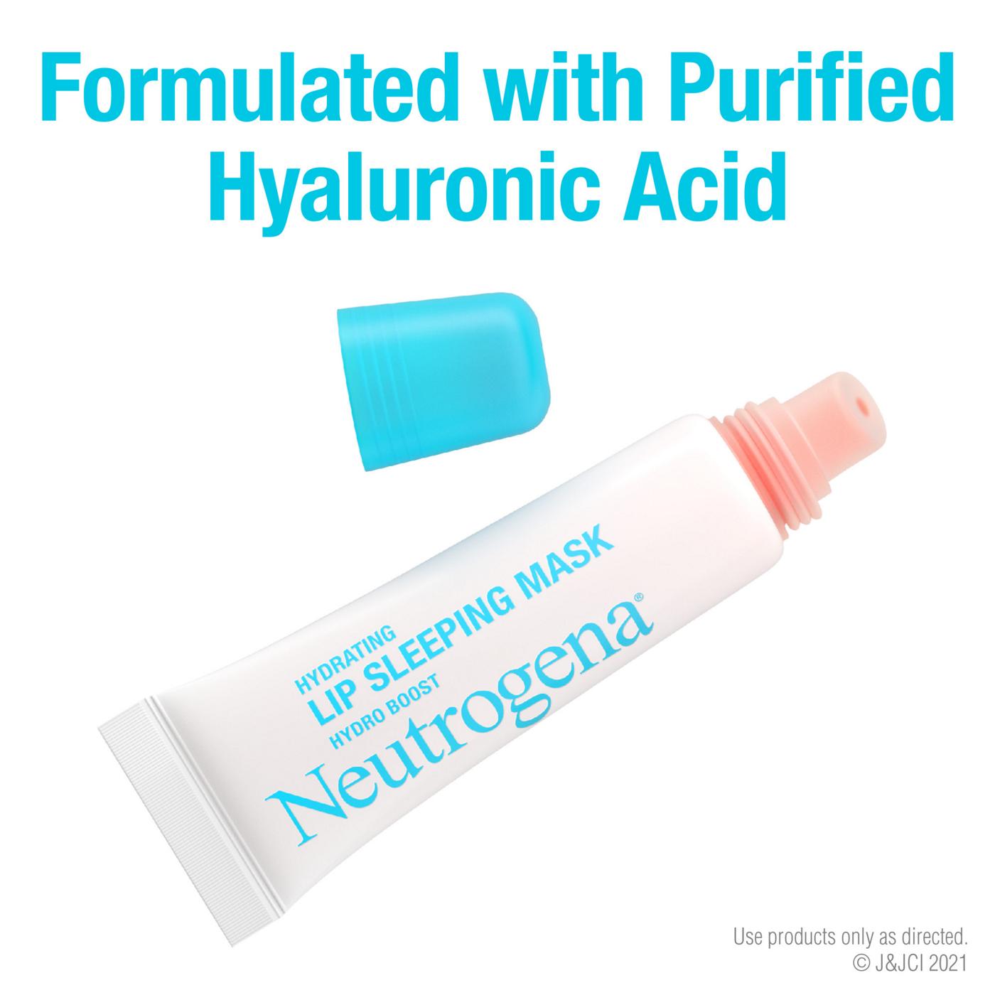 Neutrogena Hydro Boost Hydrating Clear Lip Sleeping Mask Tube; image 4 of 7