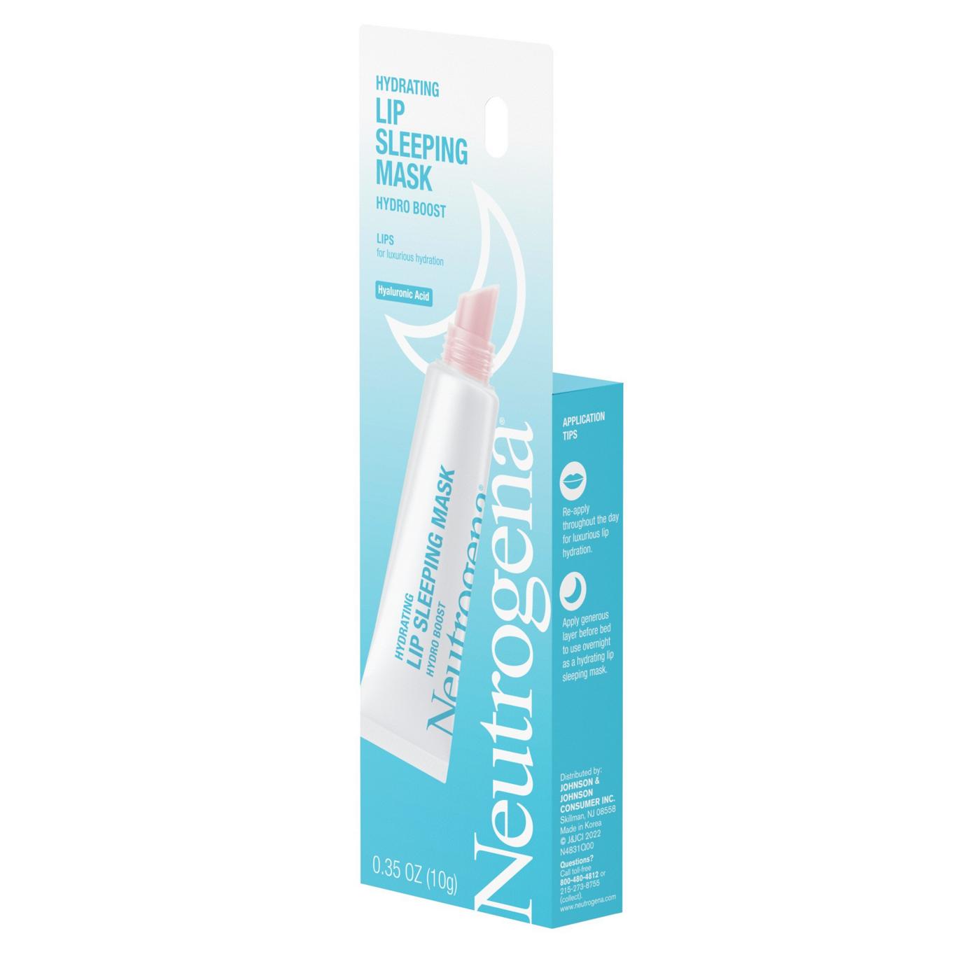 Neutrogena Hydro Boost Hydrating Clear Lip Sleeping Mask Tube; image 6 of 8